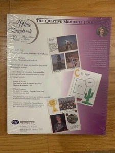CREATIVE MEMORIES 8”x10” weiß Sammelalbum Seiten NACHFÜLLUNG RCM-10S 15 Blatt 30 Seiten - Bild 1 von 1