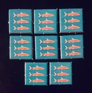Catan Expansion Traders & Barbarians | (3) Ficha de pescado x8 | Piezas oficiales del juego - Imagen 1 de 3