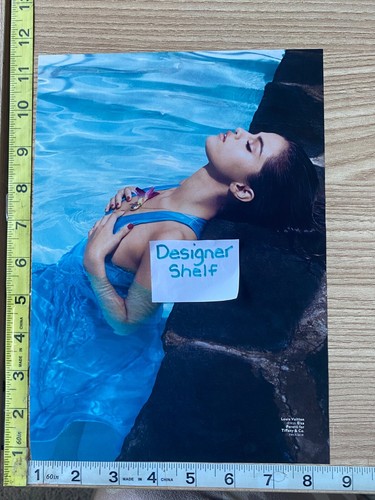 LOUIS VUITTON（LV） Selena Gomez In Blu Louis Vuitton Abito Editoriale 2013 Rivista Fotografia