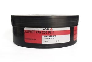 AGFA Aviphot Pan 200 PE1 Panchromatic Negative perforations Film 70mm x 60meter