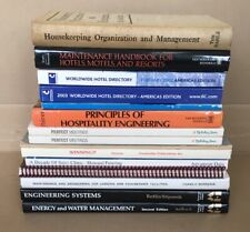Hospitality Management Engineering Book Lot Of 15 Hotel Resort Holiday