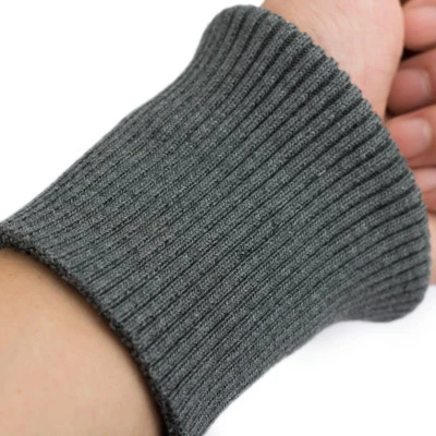 Poliéster Elástico Tejido Acanalado Pierna Apertura Cinta Suéter Puños Acanalado Borde Tela Foto 1 de 4