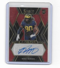 2023 Select Draft Picks Autograph Mike Morris X-Factor No. XS-MMO prizm