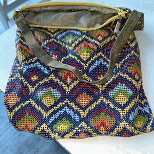 Whiting & Davis mesh purse Colorful Abstract - Picture 1 of 7