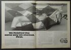 1970 Gulf Oil Company 2 Page Magazine Ad - Mclaren Cars Can-Am Series