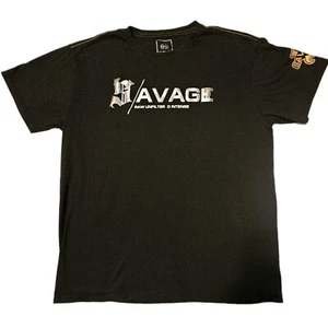 CR*24 Chrome Edge Y2K SAVAGE RAW UNFILTERED INTENSE BLACK T-Shirt Size LARGE - Picture 1 of 8