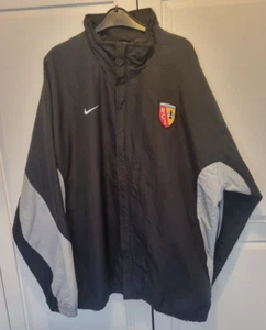 RC Lens Jacket Nike 2000s Full Zip Track Top Y2K Size XXL Black - Picture 1 of 11