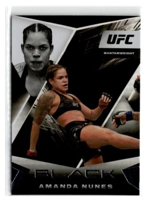 2021 Panini Chronicles Black UFC Amanda Nunes #105 - Image 1 of 2