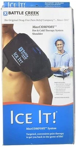Battle Creek Ice It! MaxCOMFORT Hot & Cold Shoulder Therapy System 1 ct 2 Pack - Picture 1 of 3