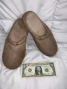 Men's Brown House Slippers Size Medium ( M ) - Picture 1 of 6