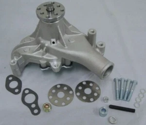 RAW Aluminum Small Block Chevy High Volume Long Water Pump SBC 283 305 327 350 - Imagen 1 de 1