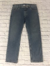 Arizona jean co mens flex straight 36 x 30 distressed med wash denim
