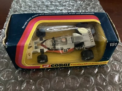 VINTAGE CORGI  METTOY YARDLEY McLAREN M19A 1973 #151 - Image 1 of 4
