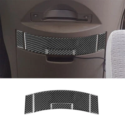 For Nissan Quest 2004-2006 Type A Carbon Fiber Central Ashtray Cover Trim 4PCS - Image 1 of 4