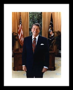 Ronald Reagan 8x10 Photo Print Official Presidential Portrait GOP Republican - Picture 1 of 2