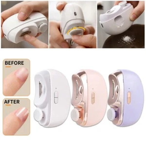 Safety Electric Nail Clipper Automatic Thick Nails Trimmer Professional Tool US - Picture 1 of 18