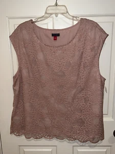 Neu mit Etikett Vince Camuto Damenbluse Roségold Rosa Größe XL - Bild 1 von 4