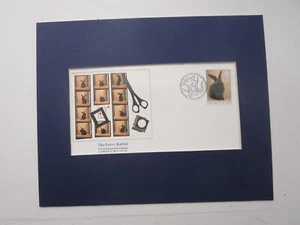 The Furry Rabbit and the First Day Cover of its own stamp - Picture 1 of 1