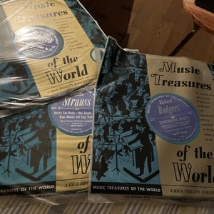 Music Treasures Record of the World  3 LPs , Beethoven, Strauss, Rogers & Others - Picture 1 of 5