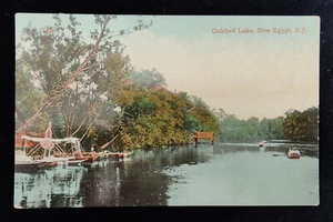 Color RPPC Oakford Lake New Egypt NJ ~ Unposted - Picture 1 of 3