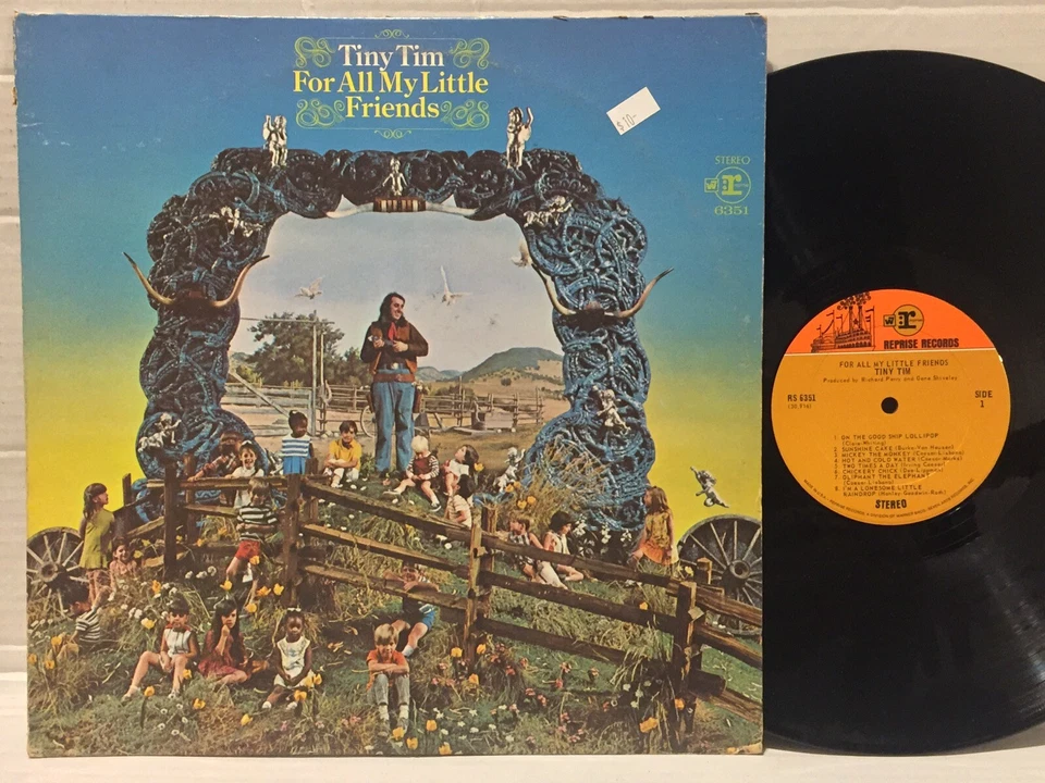 Tiny Tim For All My Little Friends EX ORIG 2-TONE LABEL psych Good Ship Lollipop - Image 1 of 1