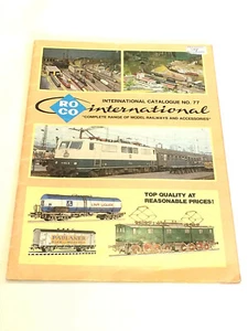 Roco International Catalogue No. 77 (1976) + New Lines 1976 - Foto 1 di 5
