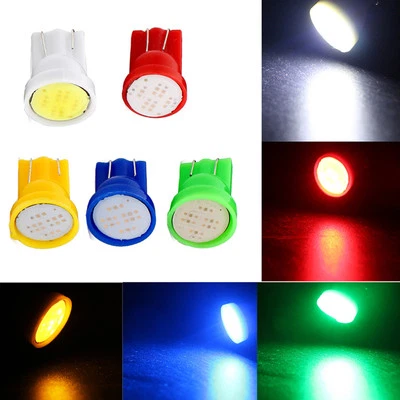 100Pcs T10 W5W 194 168 921 COB 6SMD 2W High Power LED Reading Light Bulbs 12V DC - Image 1 of 4