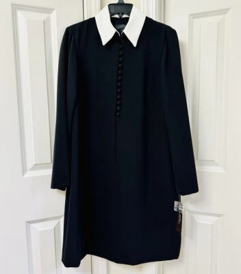 Tahari ASL Women's Long Sleeve Shirt Dress. Size-6 - Image 1 of 4