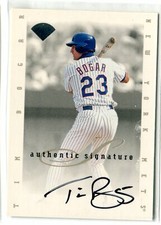 1996 Leaf Signature Extended Series Tim Bogar AUTO AUTOGRAPH NEW YORK METS