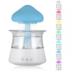 Rain Cloud Humidifier – Waterfall Effect, 7-Color LED & Soothing Sleep Sounds! - Picture 1 of 11