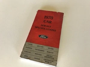 1970 Ford Car Specification Book - Picture 1 of 4