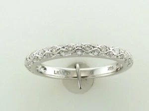 LeVian 14K White Gold H-I SI1 White Diamond 0.32 cts Band Ring Size 5 - Picture 1 of 1