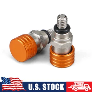 M4x0.7 Fork Air Bleeders For KTM 50 65 SX 125 200 250 300 EXC 300 MXC 1998-2015 - Picture 1 of 9