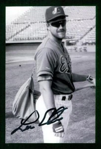 #0721, 4" x 6" Photo Card, Signed-Autographed, Lee Stevens, Montreal Expos - Picture 1 of 2
