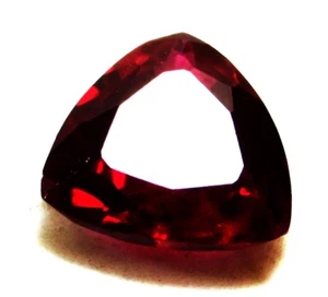 Certified 6.10 Cts Natural Red Ruby Trillion Cut Loose Gemstone R159 - Picture 1 of 4
