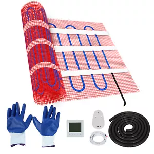16.1 Sqft Heating Mat 180W Electric Radiant Floor Heating System WiFi Controlled - Picture 1 of 8