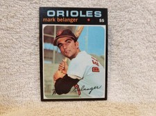 VINTAGE 1971 Topps #99 Mark Belanger Card, Baltimore Orioles, VERY NICE!