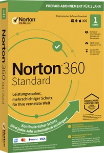 Norton 360 2025 1 appareil 1 an | PC, Mac | Licence Internet Security FR - Photo 1/4