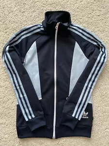 Adidas Originals Sandra 1977 Womens Track Top Jacket Navy Blue Stripes Jumper - Picture 1 of 6