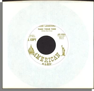 Jesse Lankford - Take Your Time + I'll Have To Be With You Again - Promo Single! - Imagen 1 de 3