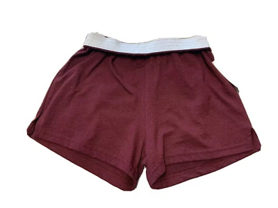 Pantalones Cortos Atléticos Niños XL (16) Marca Soffe Borgoña Granate Alegría Tenis Fútbol Nuevos con Etiquetas Foto 1 de 2