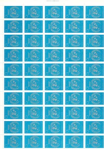 Russia/Soviet Union,40 Years of UNESCO, sheet (50 stamps),MNH,VF,1986 - Picture 1 of 1