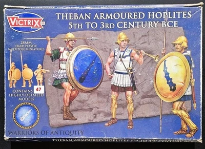 28 mm Victrix VXA003: Hoplitas blindados tebanos siglos V al III aC Foto 1 de 4