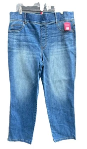 Spanx Straight Leg Jeans Vintage Indigo Blau 128 $ 2X Tall 2T Shapewear Jeans - Bild 1 von 12