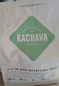 KA'CHAVA Matcha All-In-One Superfood Plant-Based Protein Shake Blend Exp 6/26 - Picture 1 of 3