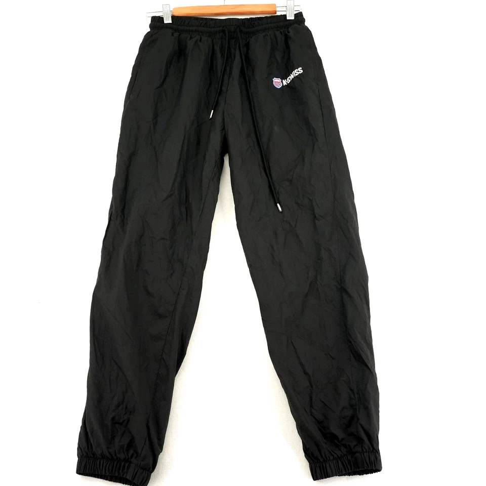 Forever 21 K Swiss Windbreaker Track Pants Black Womens M Athletic - Image 1 of 4