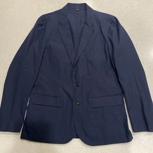 J Crew Ludlow Slim Fit Unstructured Blazer Sport Coat 42R Navy - Picture 1 of 8