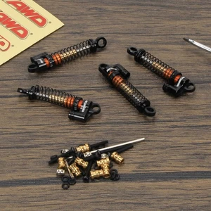 RCAWD Threaded Telescopic Double Barrel Shocks for 1/18 FMS ARIZONA FJ CRUISER - Picture 1 of 9