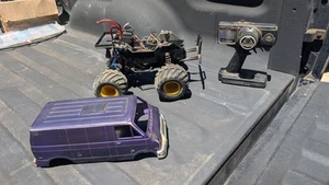 Vintage 1/10 Scale TAMIYA LUNCH BOX R/C Electric VAN Traxxas Big Bore Brushless - Picture 1 of 16