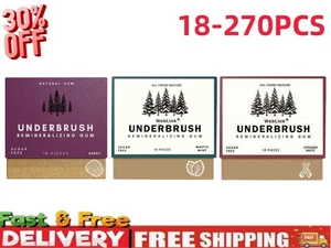 Underbrush Remineralizing Gum, Sugar Free Chewing Gum Organic Oral Care 18pcs/PK - Picture 1 of 27